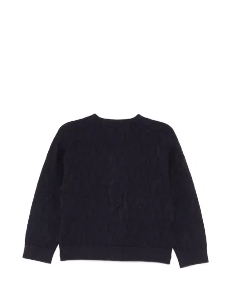 Dětské kardigan Emporio Armani modrý