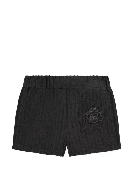 Bermudy dziecięce Dolce And Gabbana czarne