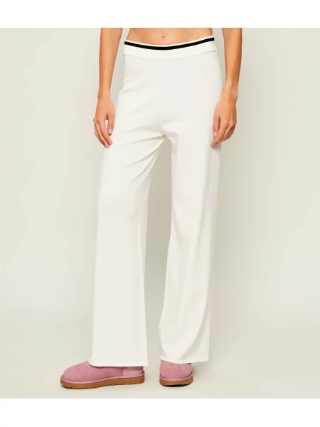 Liu Jo Sport Pantaloni de tricot alb