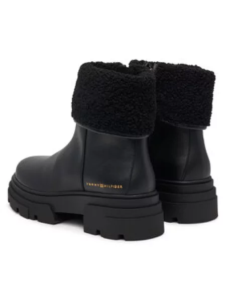 Polokozačky Tommy Hilfiger černé