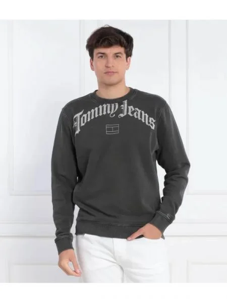 Tommy Jeans Hanorac TJM GRUNGE ARCH | Relaxed fit gri