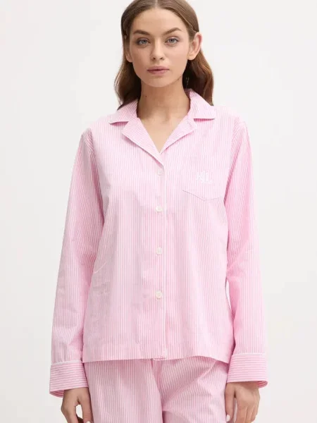 Pyžamo Lauren Ralph Lauren růžová