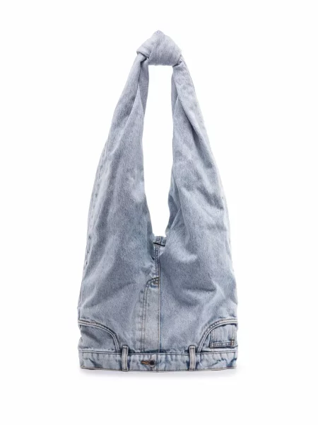 Geanta hobo Alexander Wang cu 5 buzunare albastru