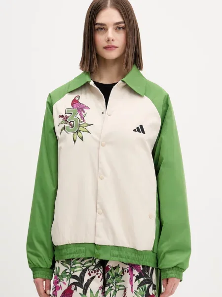 Adidas kurtka x Farm Rio zielona