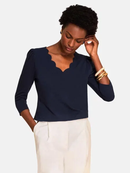 Love & roses Bluză bleumarin