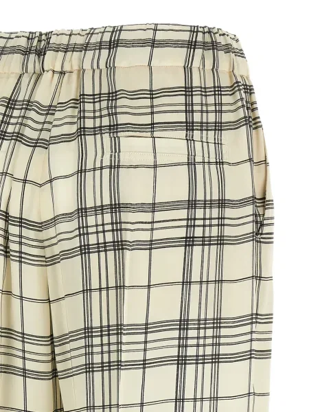 Pantaloni Jil Sander în carouri