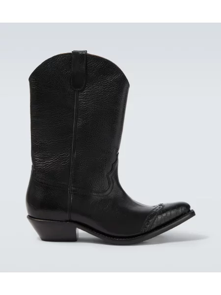 Botine Our Legacy din piele negru