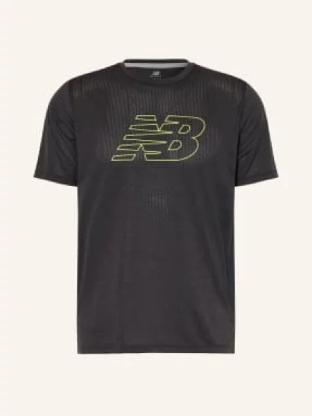 New Balance Běžecké Tričko tmavě šedá