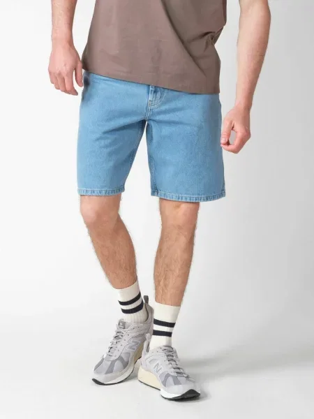 Klitmøller Collective Pantaloni Bastian deschis albastru