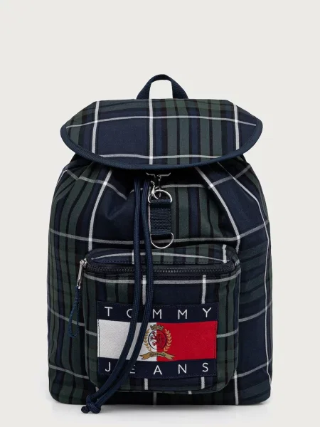Tommy Jeans Rucsac Tjm Archive Check Backpack verde