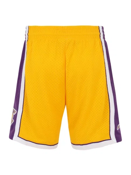 Mitchell & Ness Hlače LOS ANGELES LAKERS zlato-rumena / temno liila bela
