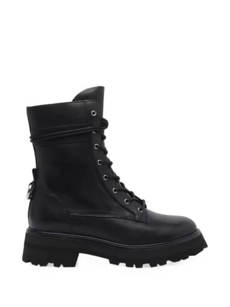 Botine Michael Michael Kors din piele de căprioară cu autograf maro
