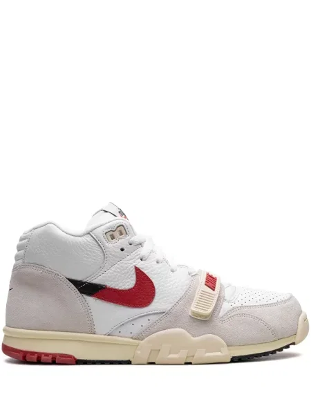 Δερμάτινα sneakers Nike μαύρο