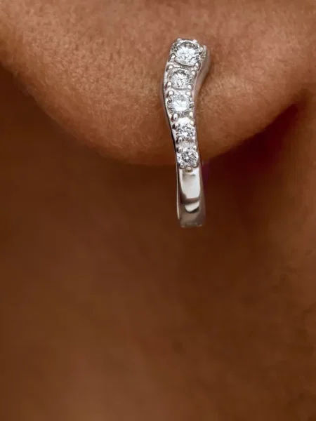 Diamant cercei Monica Vinader