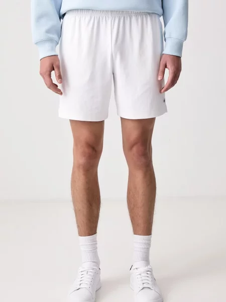 Lacoste pantaloni scurți de trening pentru bărbați alb