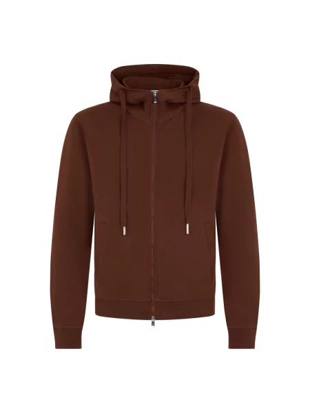 Bluza z kapturem Fedeli z kapturem brązowa