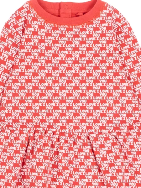 Sukienka dziecięca Stella Mccartney czerwona