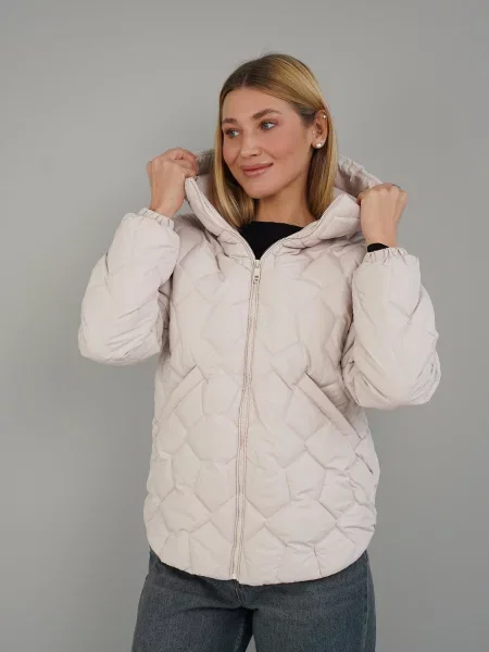 Демісезонна куртка UVENTUM молочний