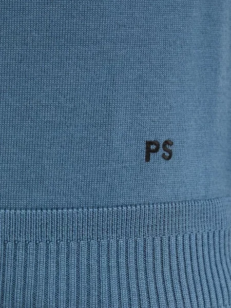 Вовняний светр PS Paul Smith легкий синій