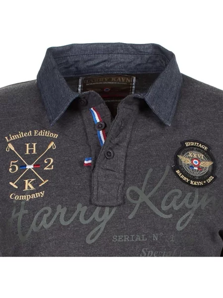 Polo majica Harry Kayn siva