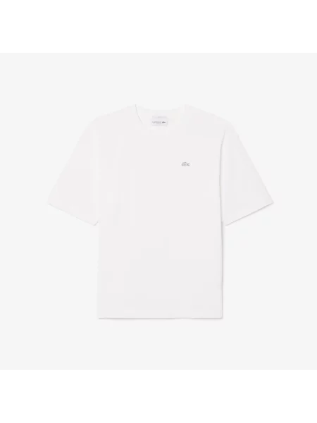Футболка Lacoste из джерси белая
