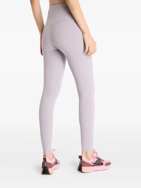 Top sport Nike din fleece plisat fără mâneci alb