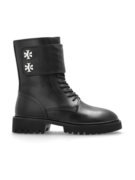 Botki Tory Burch skórzane czarne