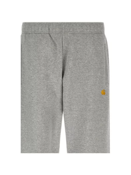 Бягане панталон Carhartt Wip бродирани сиво
