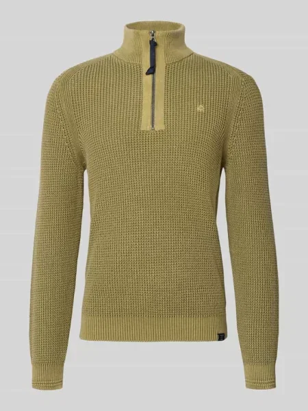 Bluza z kołnierzem o kroju slim fit z imitacji dzianiny Lerros