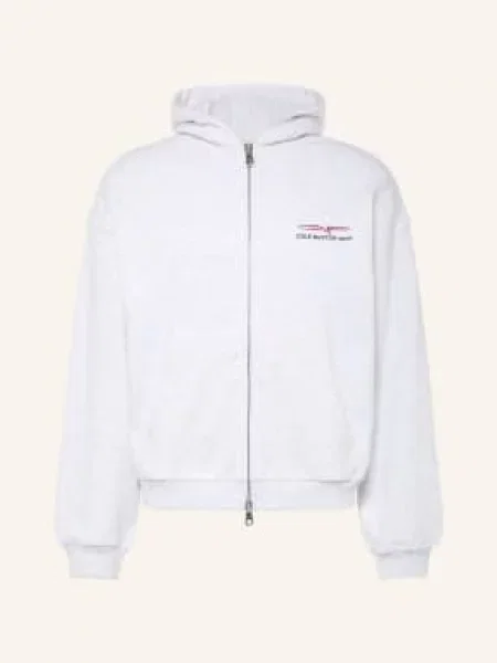 Cole Buxton Bluza Rozpinana Cb Sport grau czerwona