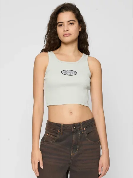 Koszulka Just Rhyse o krotszym kroju szara