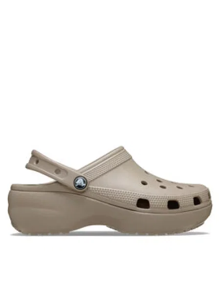 Pantofle Crocs béžové