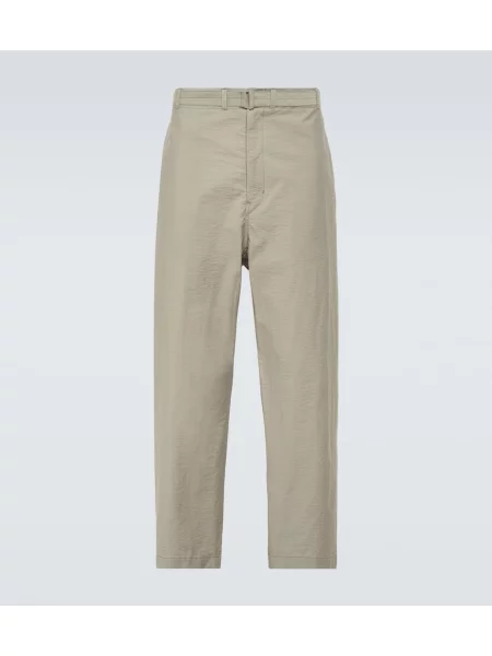 Zožene hlače Lemaire zelena