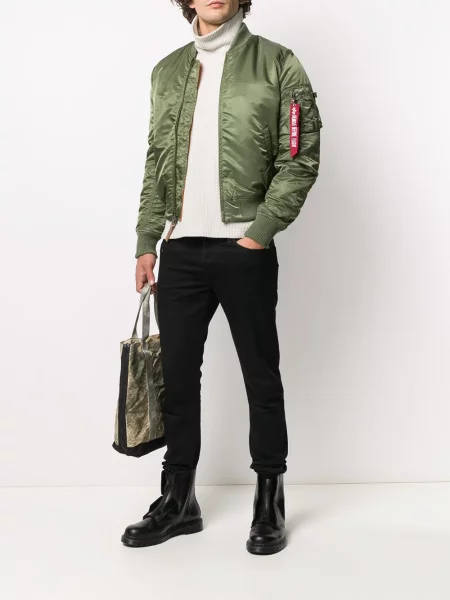 Geacă bomber Alpha Industries verde