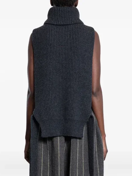 Top Uma Wang fără mâneci gri