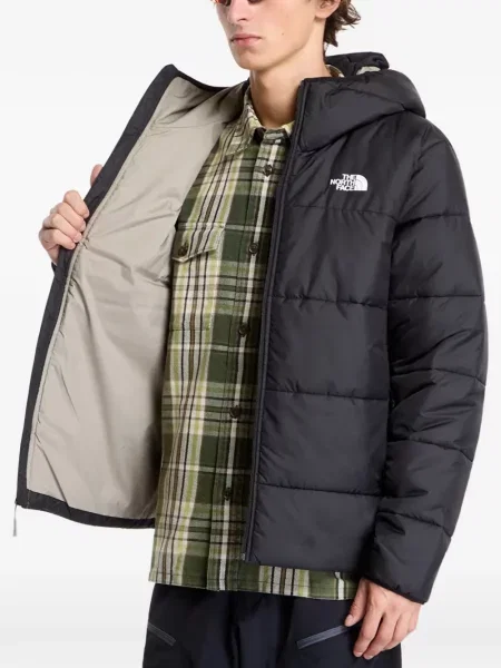 Geacă The North Face cu glugă negru