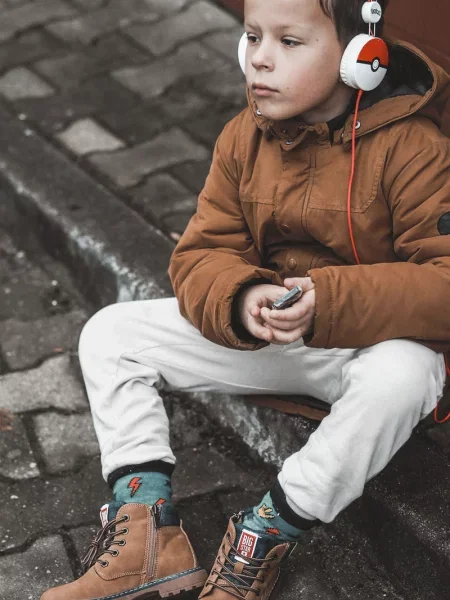 Gyerek bokacsizma Big Star Shoes fekete