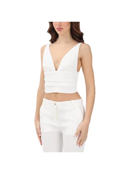 Top Pinko alb