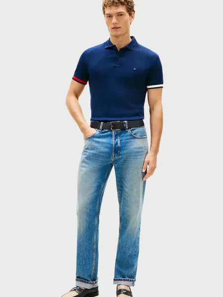 Поло Tommy Hilfiger синее