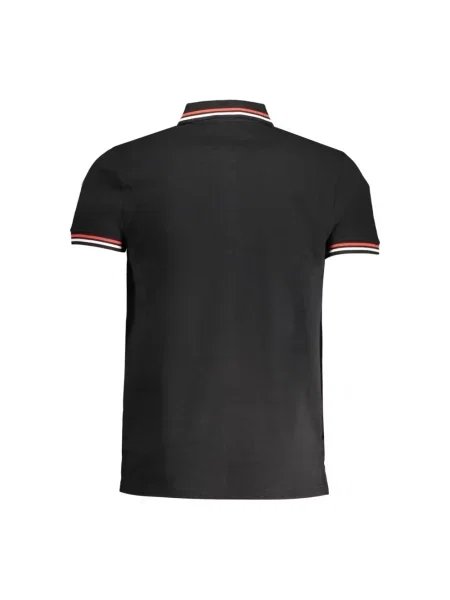 Koszulka polo Cavalli Class z krótkim rękawem czarna