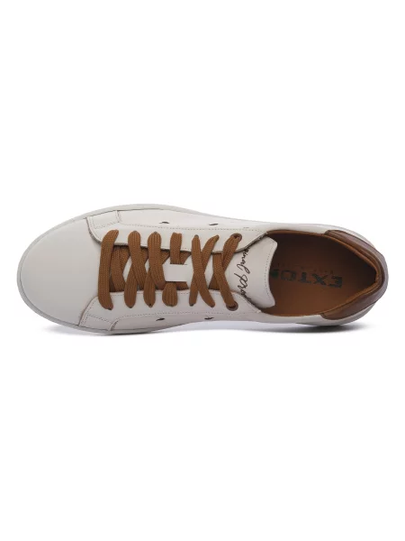 Pantofi Exton alb