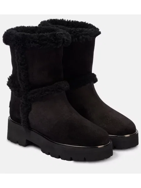 Botine Aquazzura din piele negru