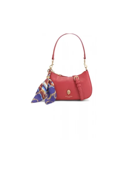 Kurt Geiger London torebka crossbody skórzana SLOANE czerwona