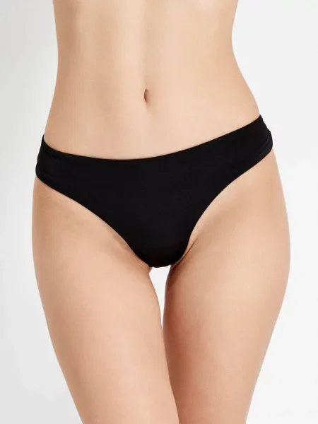 Трусики бразилиана чорні