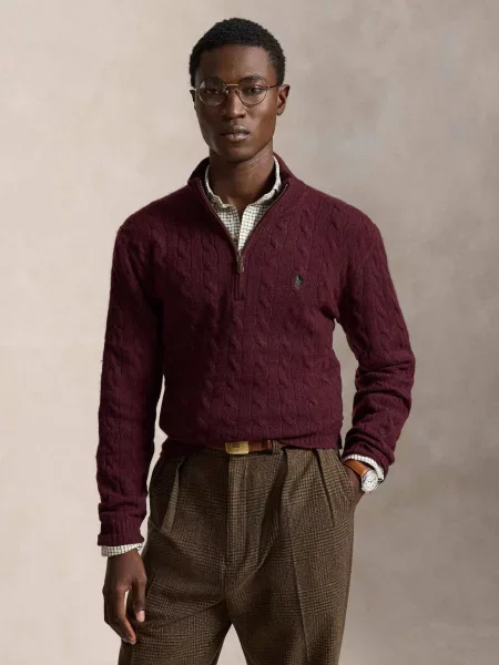 Polo Ralph Lauren Pulover Vișiniu Regular Fit