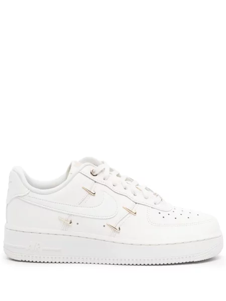 Sneakerși Nike Air Force 1 din piele alb