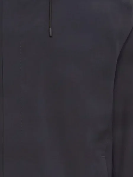 Geacă Woolrich cu glugă albastru