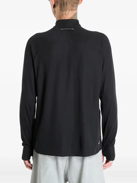 Tricou Nike din piele alergare plisat negru