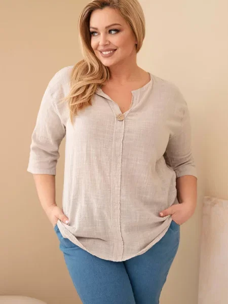 Bluză Kesi Włoski mari bej