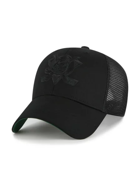 Шапка с козирка 47 brand NHL Anaheim Ducks с изчистен дизайн черно